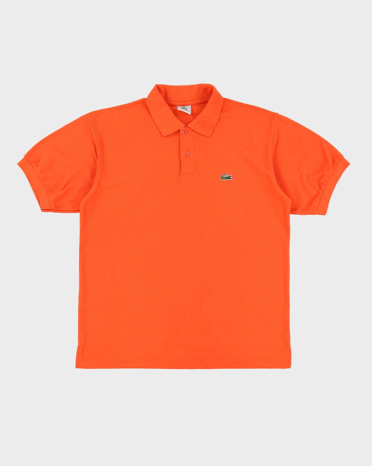 Lacoste Orange Polo Shirt - L