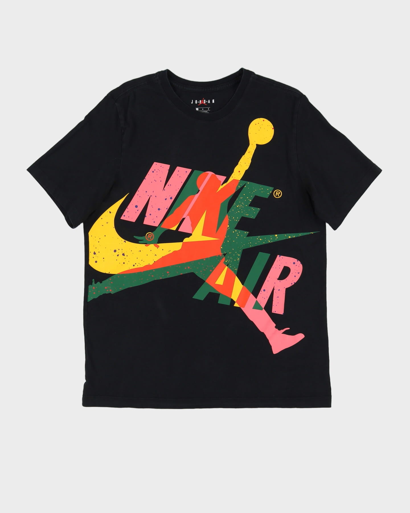 Nike Air Jordan Black T-Shirt - L