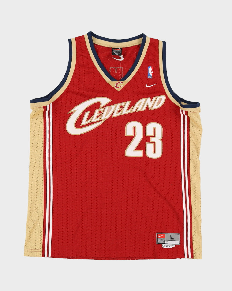 2003 NBA x Nike Cleveland Cavaliers LeBron James Swingman Basketball Jersey - L