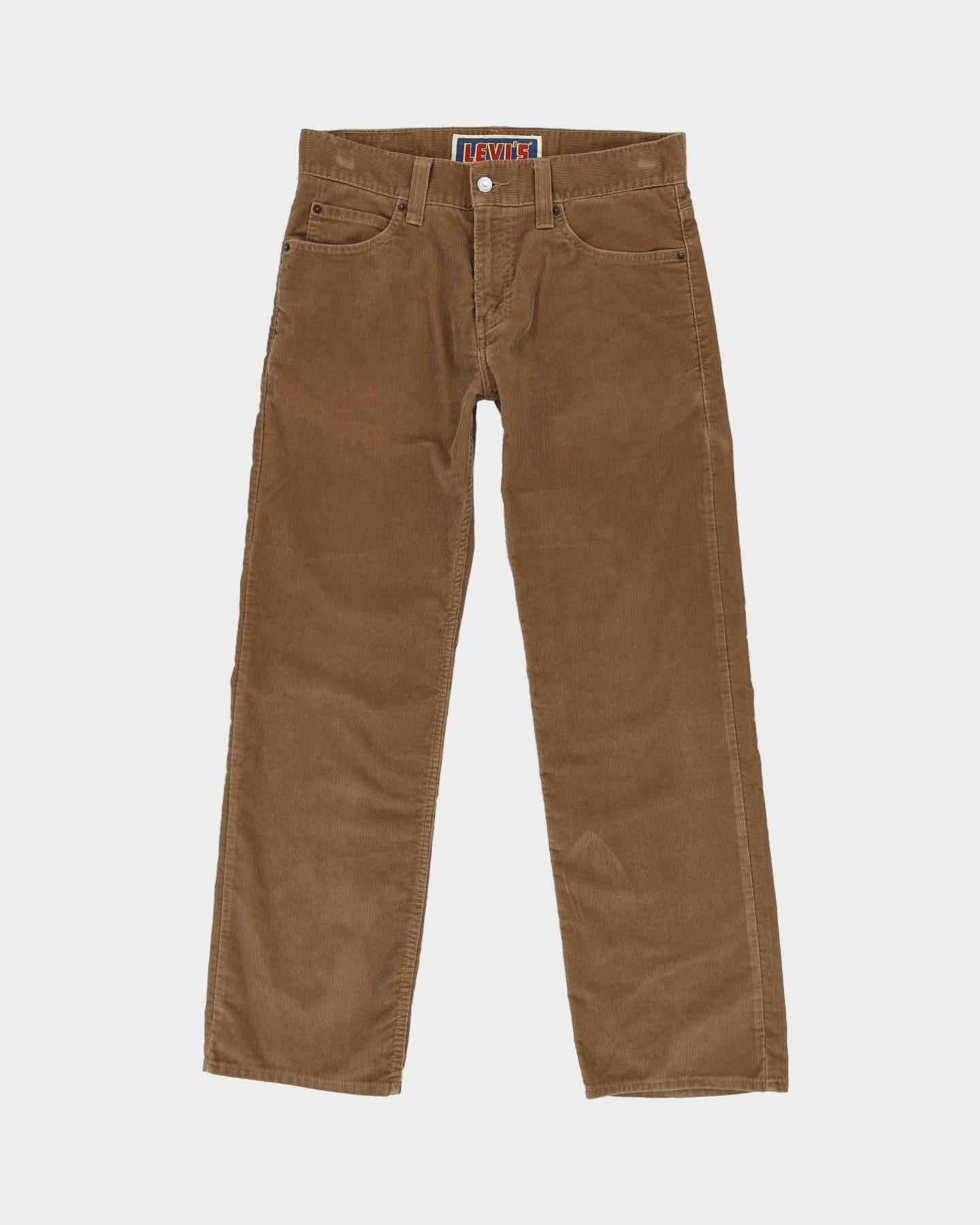 90s Levi's Loose Fit Brown Corduroy Trousers - W32 L32