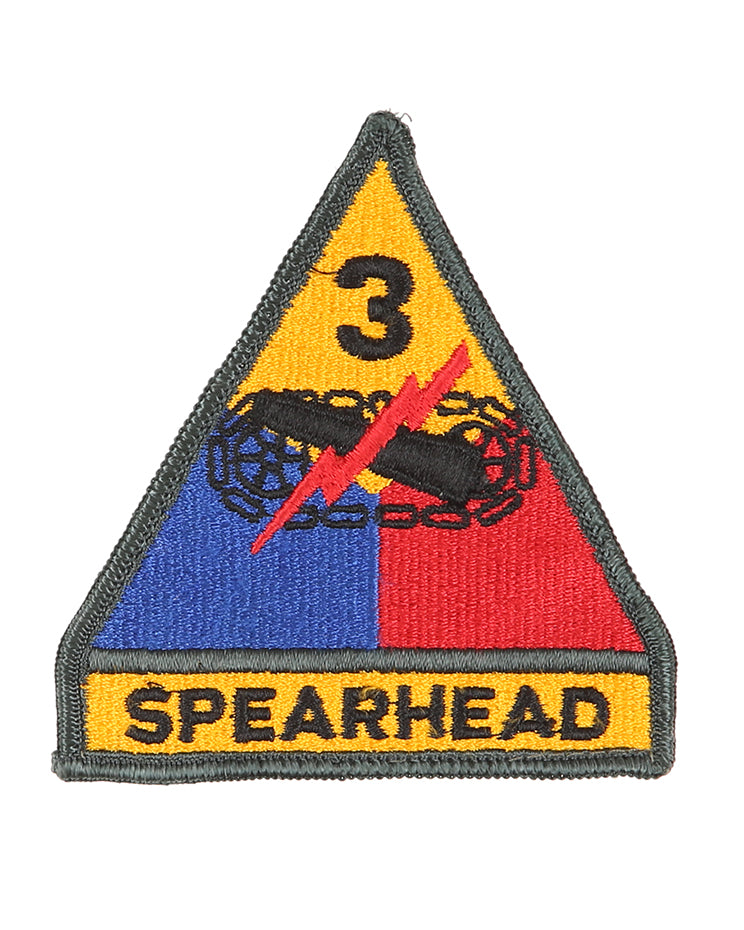 US Army 3rd Armored Division Full Colour Merrowed Edge Patch