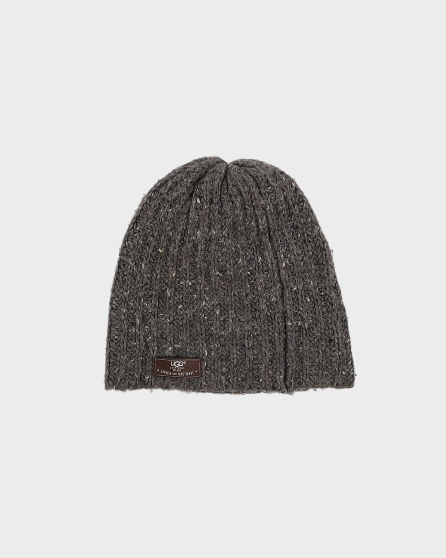 Grey Ugg Beanie