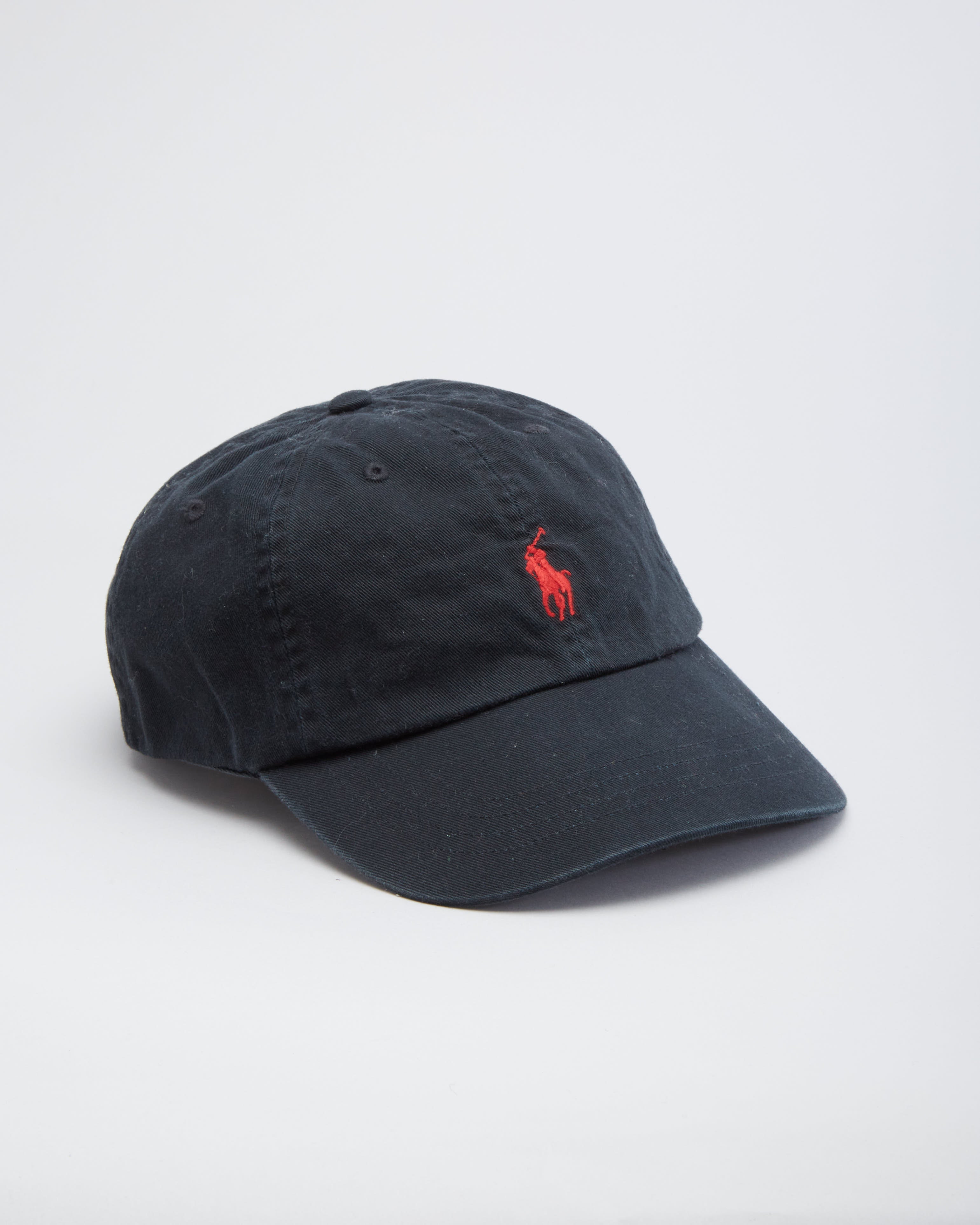 Vintage 90s Ralph Lauren Polo Black Baseball Cap / Hat