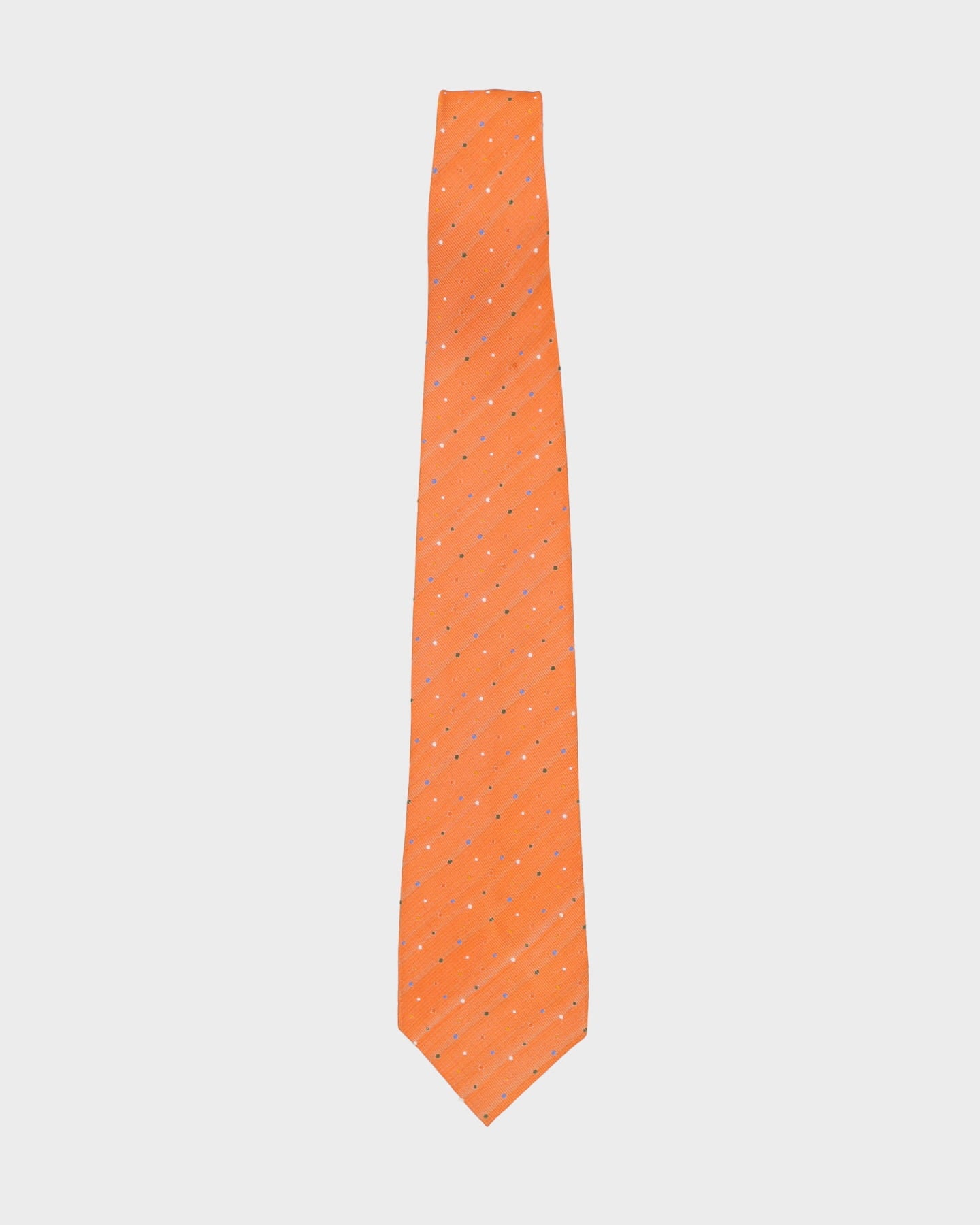 Hugo Boss Orange Patterned Tie