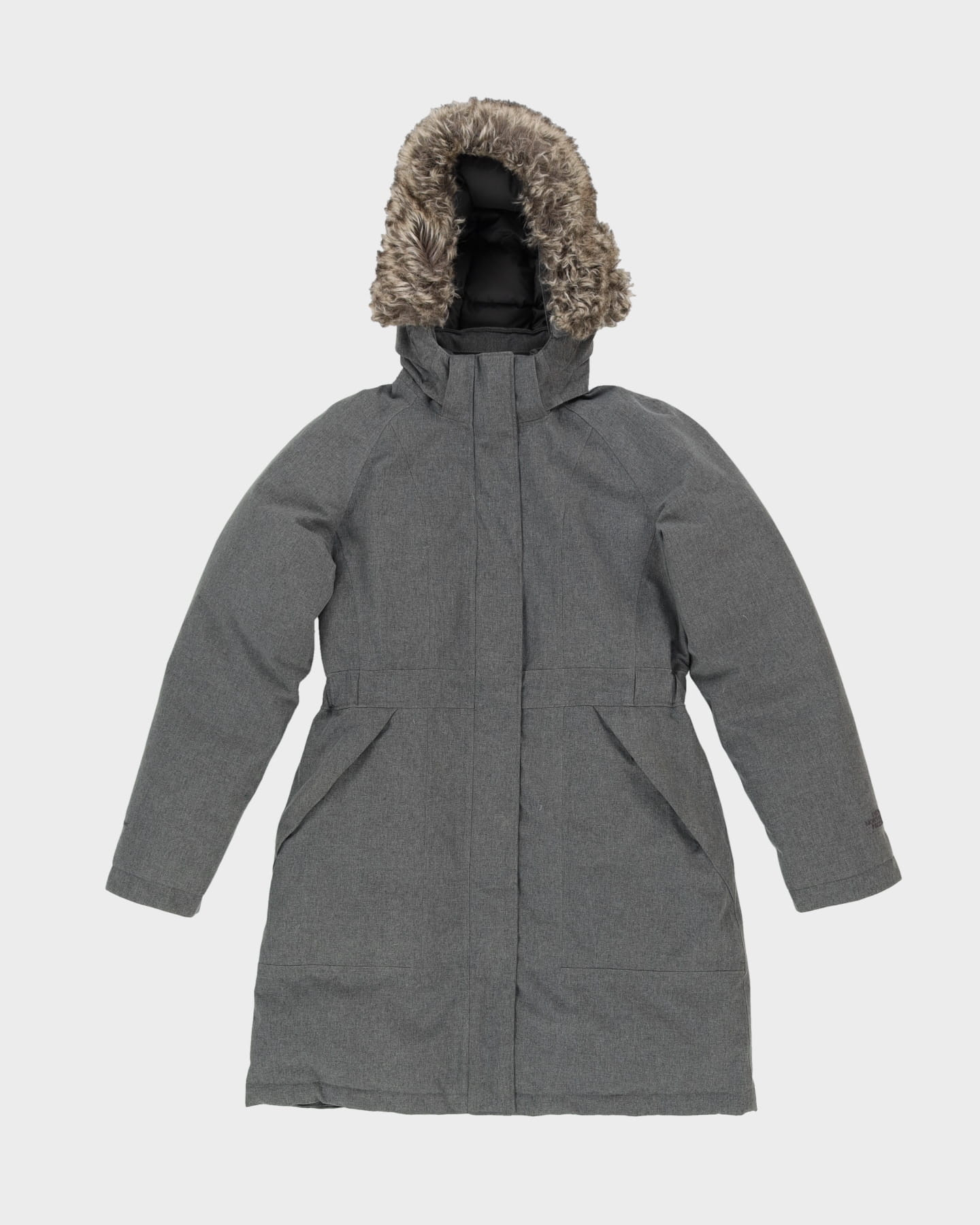 The North Face Grey Long Ski Jacket - S