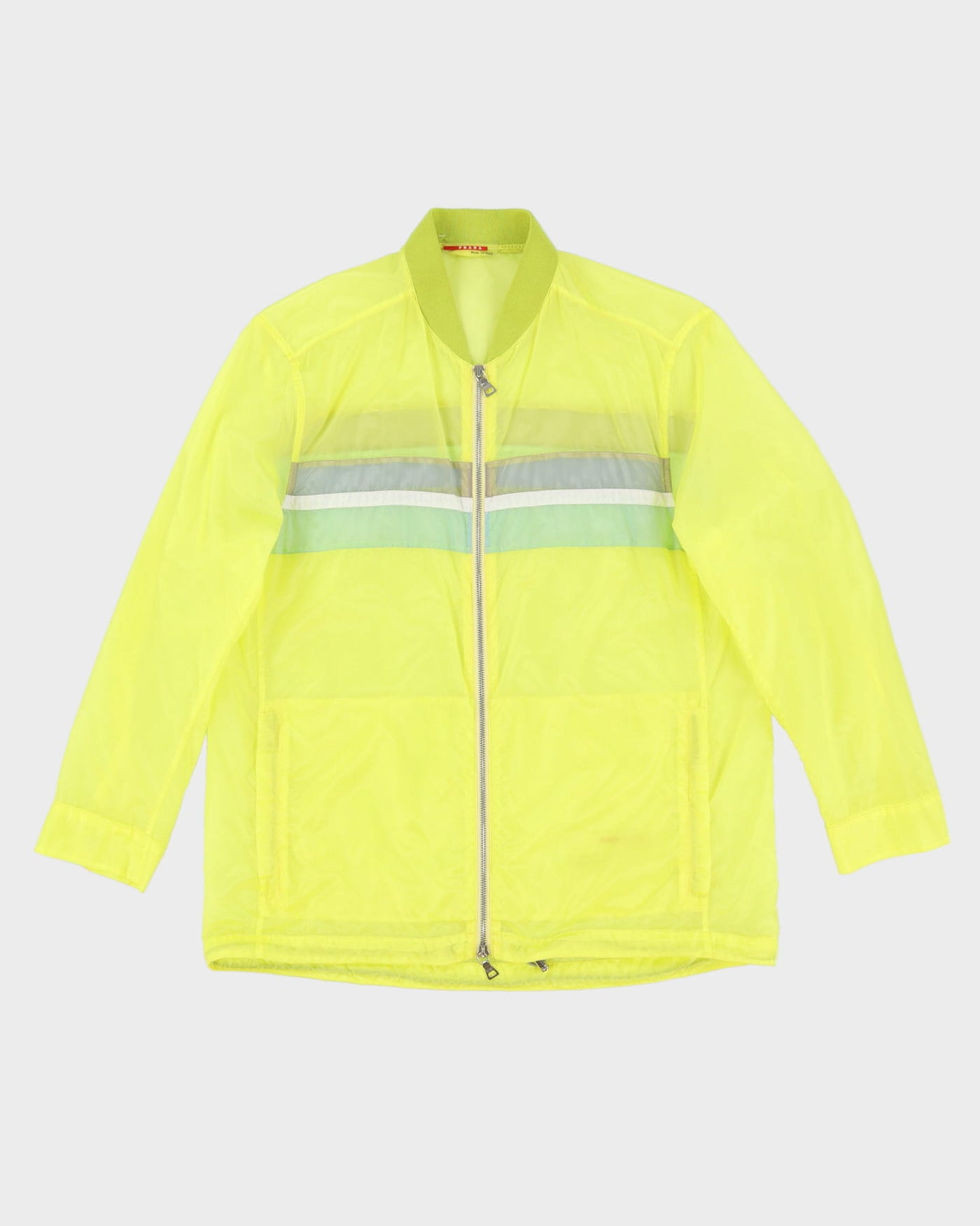 Prada 1990s Yellow Windbreaker jacket - M – Rokit