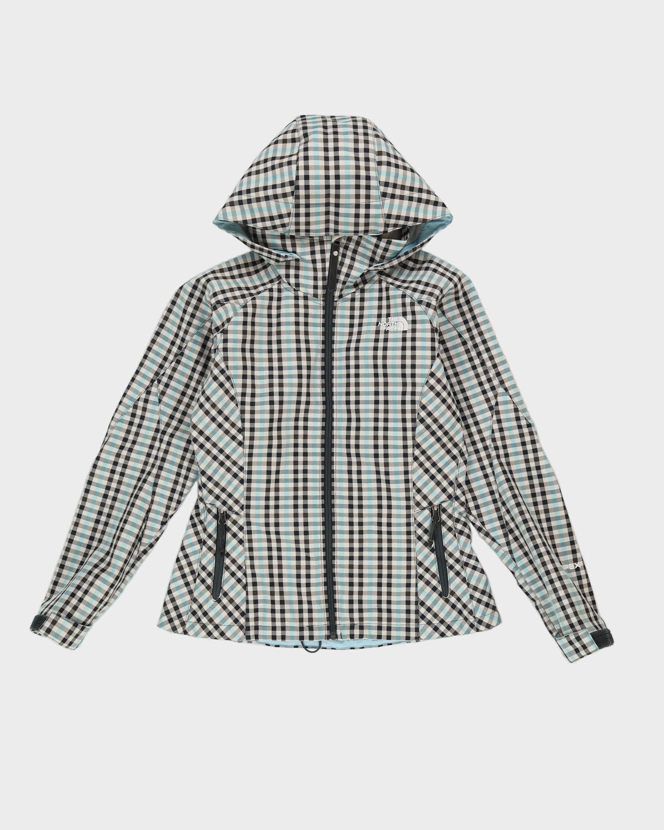 The North Face Blue Patterned Apex Jacket - S
