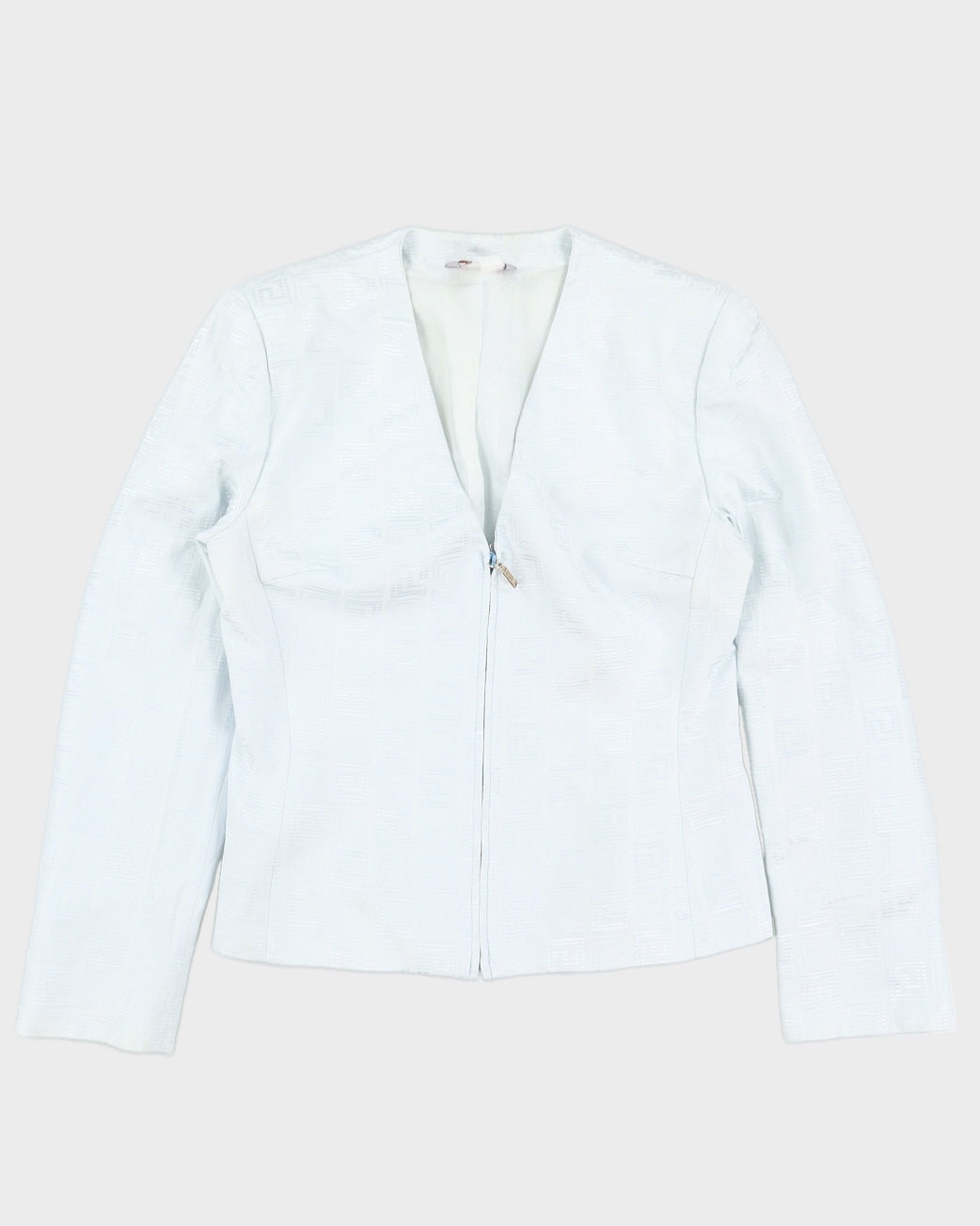 image of Vintage 90s Versace Collection Powder Blue Jacket - M