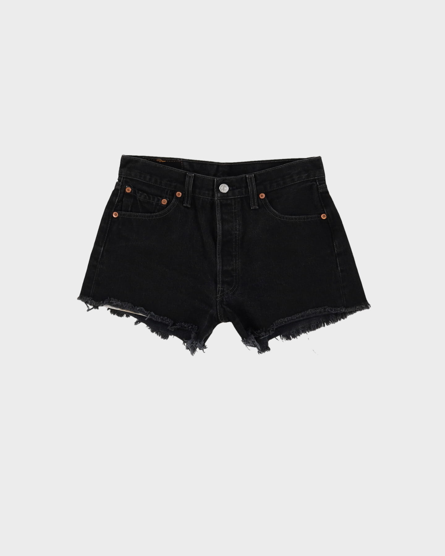 Vintage Levi's Black Denim Shorts - W28
