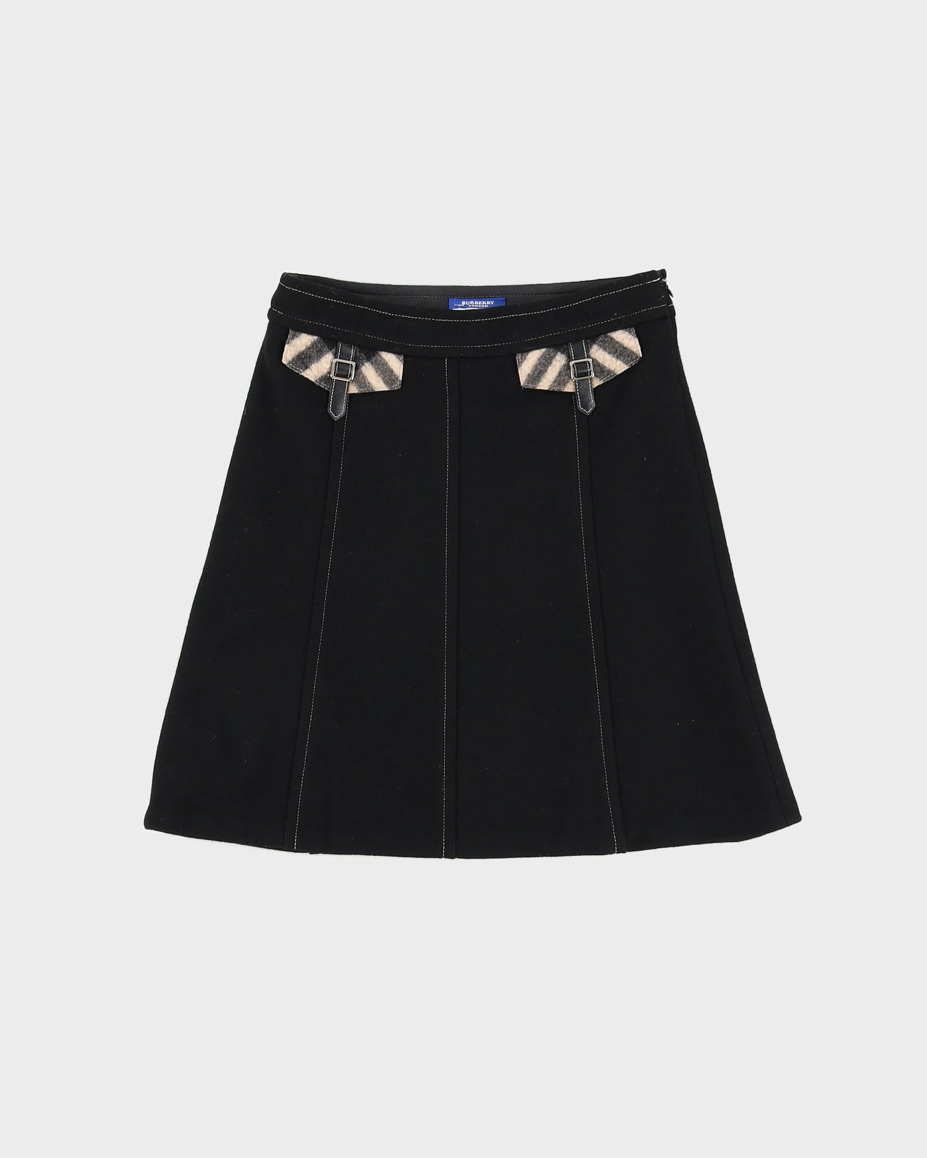 Burberry London Blue Label Wool Mini Skirt - S