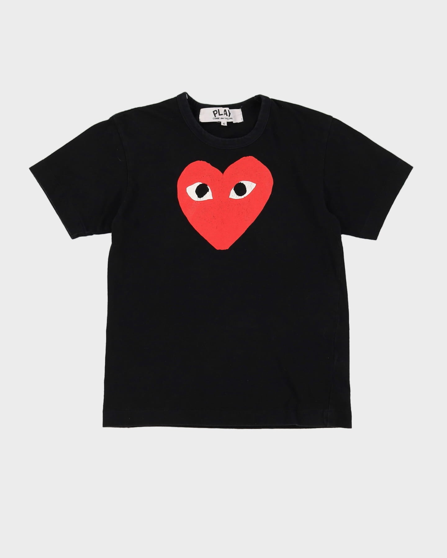 Comme Des Garcons Play Black Heart Design Baby Fit T-Shirt - S