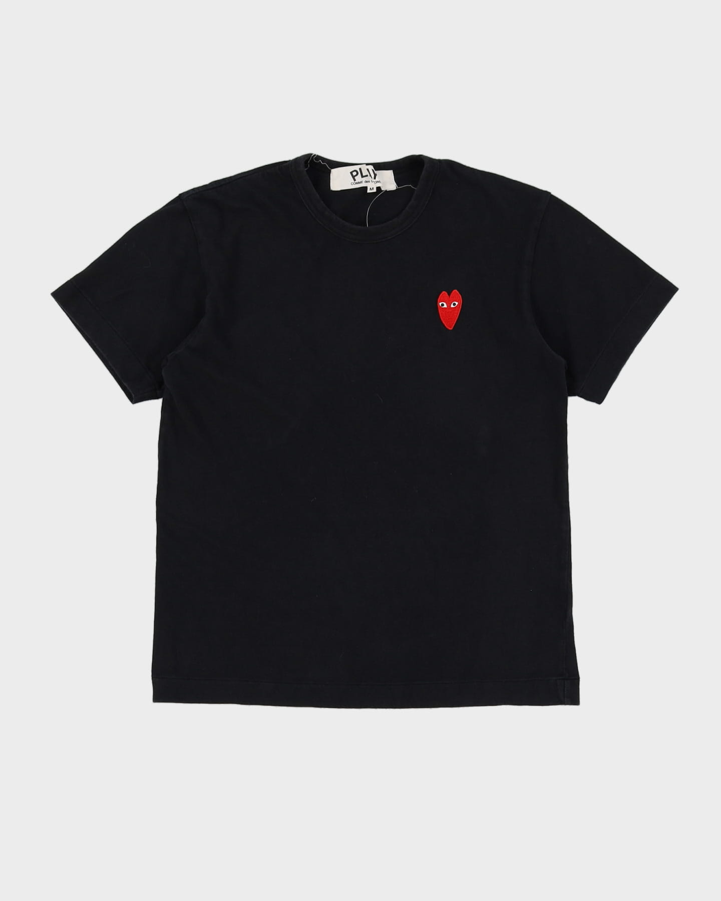 Comme Des Garcons Play Black Heart Design Baby Fit T-Shirt - S