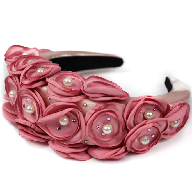 The Neon Rainbow Headband in Pink – Soigne Luxury Accessories