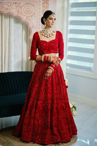 Bridal Red Lehenga