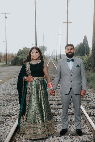 Banarsi Reception Lehenga