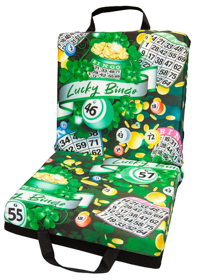 Lucky Bingo Seat Cushion with Carry Handle