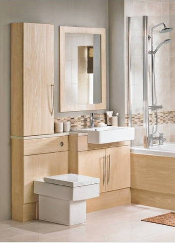 La décoration des WC scandinave permet à la fois d'optimiser l'espace des toilettes et de jouer avec les culeurs claires