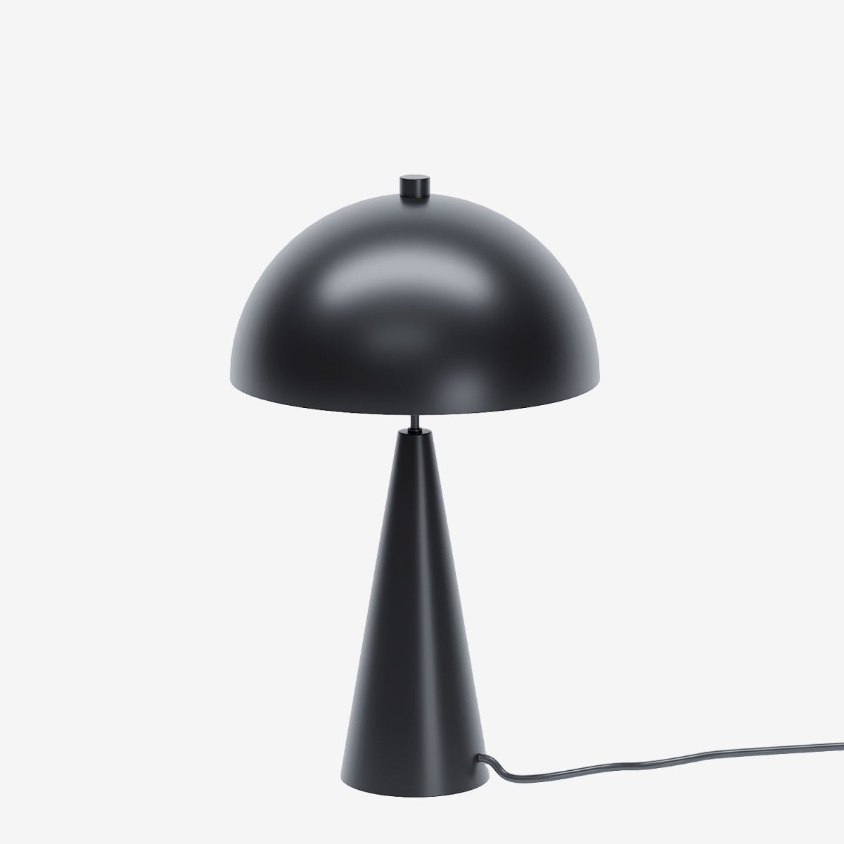 lampe champignon à poser en métal noir monet