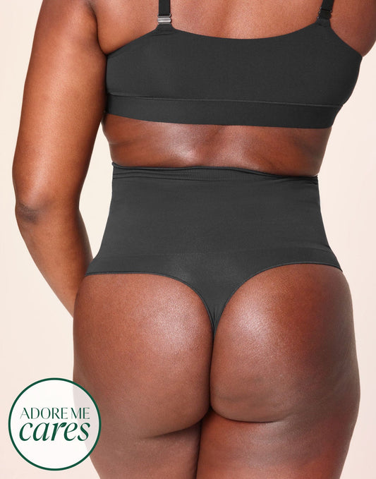 Elodie High-Compression High-Waist Thong – Nueskin