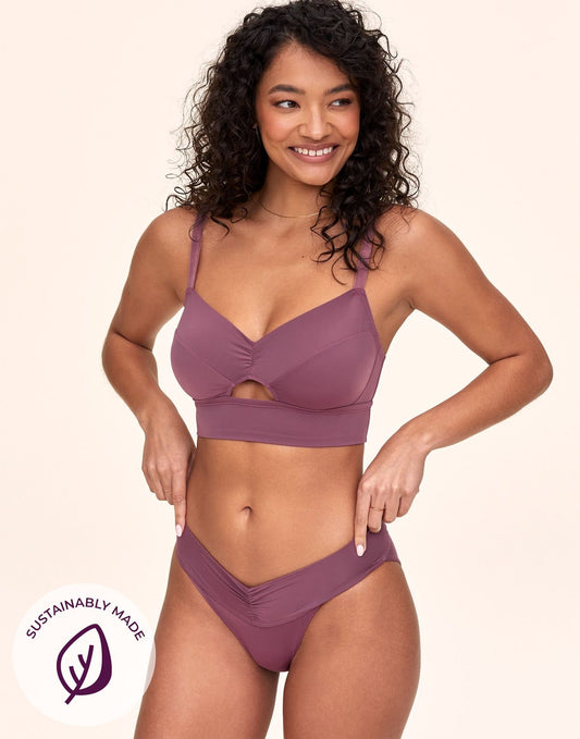 Fatima Black Plus Unlined Demi, 1X-4X