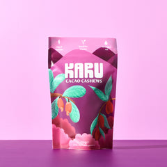 KARU Cacao Roasted Cashew Nuts - the perfect Vegan Chocolate Spread Base