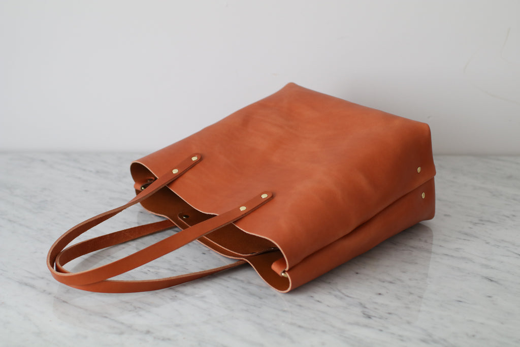 The Scout Classic Leather Tote - British Tan | Maycomb Mercantile