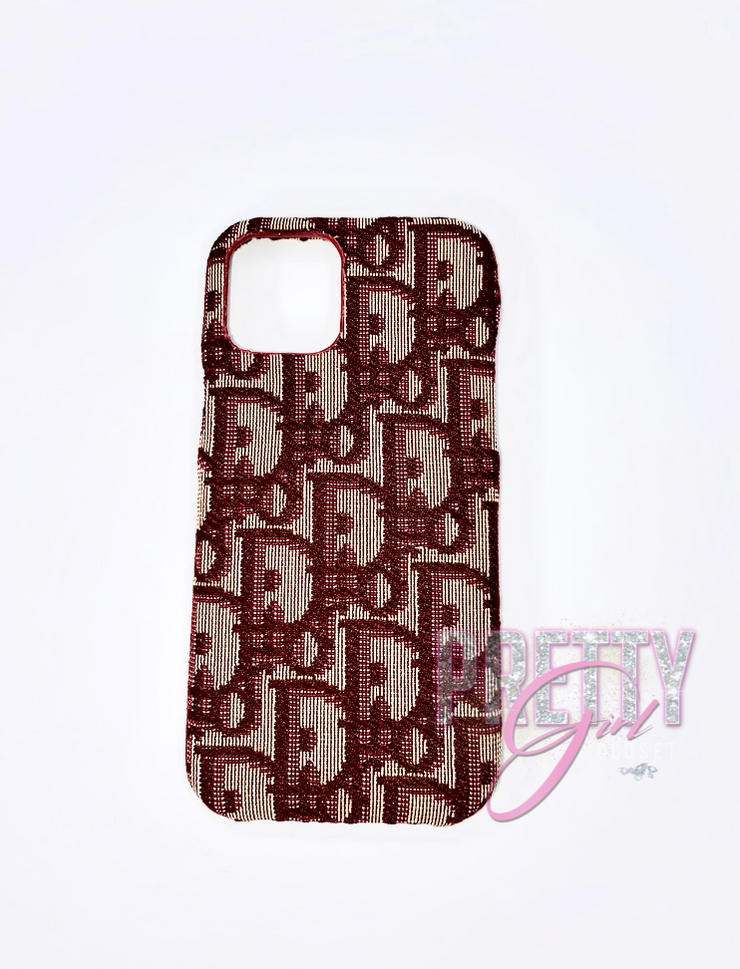 red dior phone case