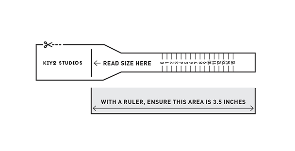 Ring size template