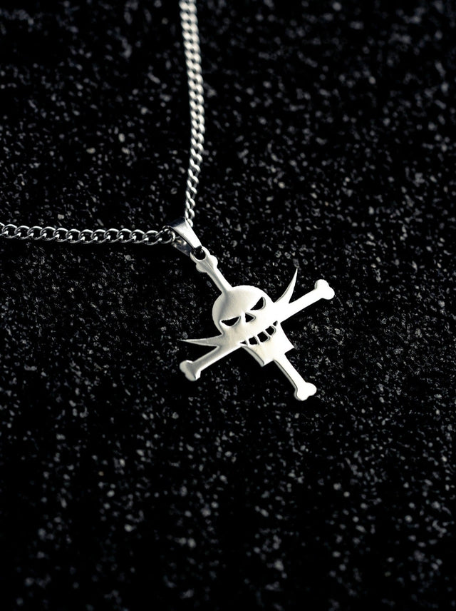 One Piece Manga/Anime Straw Hat Flag Pendant with Chain - Sterling Sil –  CerebralEmpire