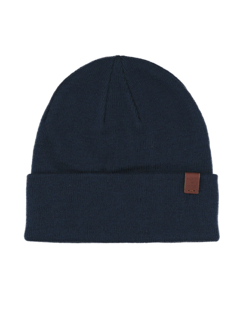 Basic Turncuff Beanie Color:NAVY