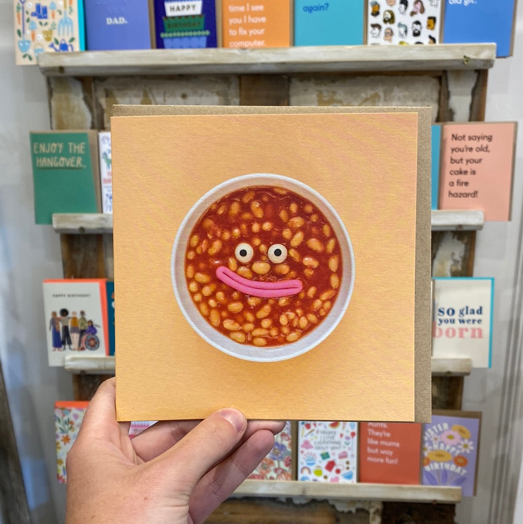 Smiley Beans Card