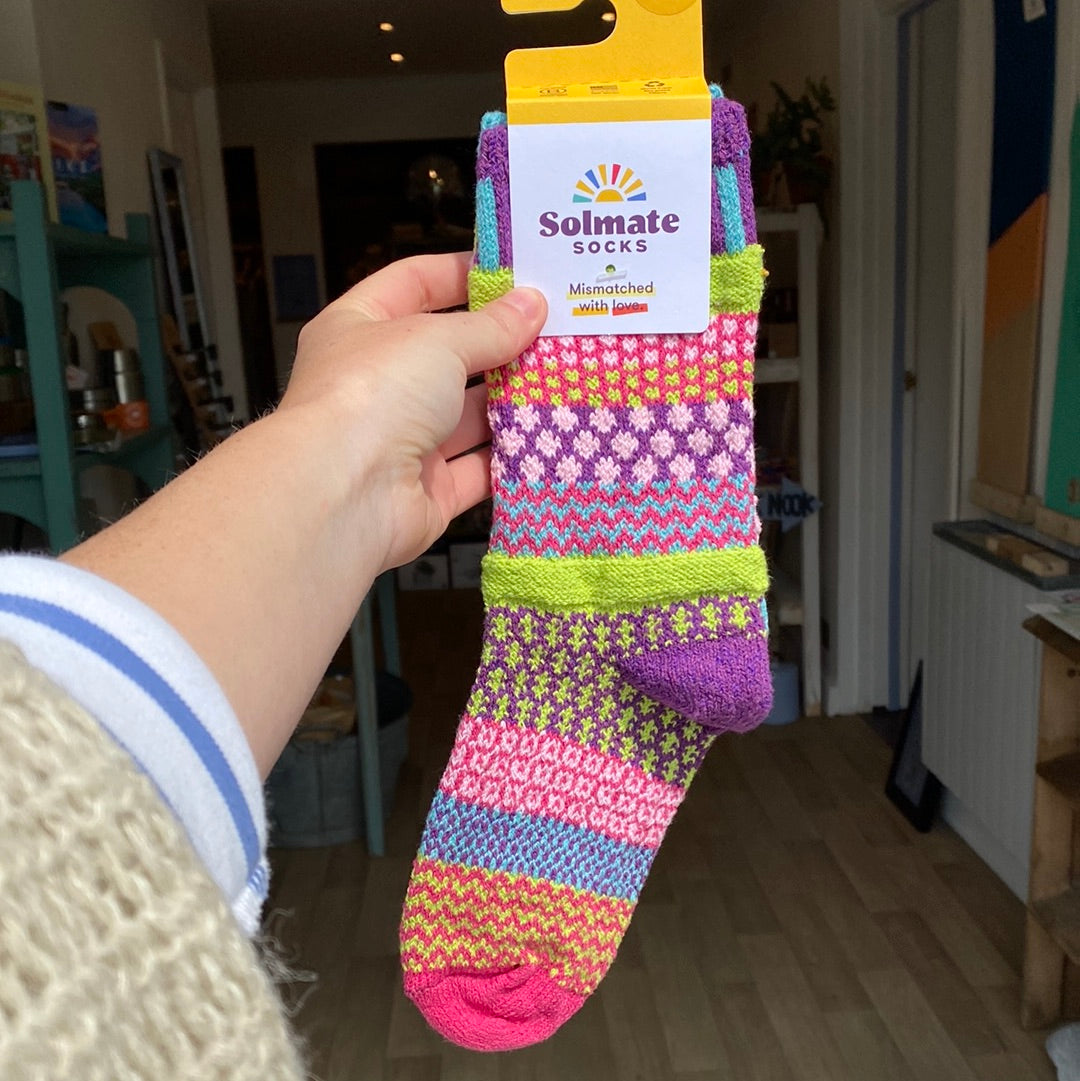 Solmate Recycled Cotton Socks Dahlia