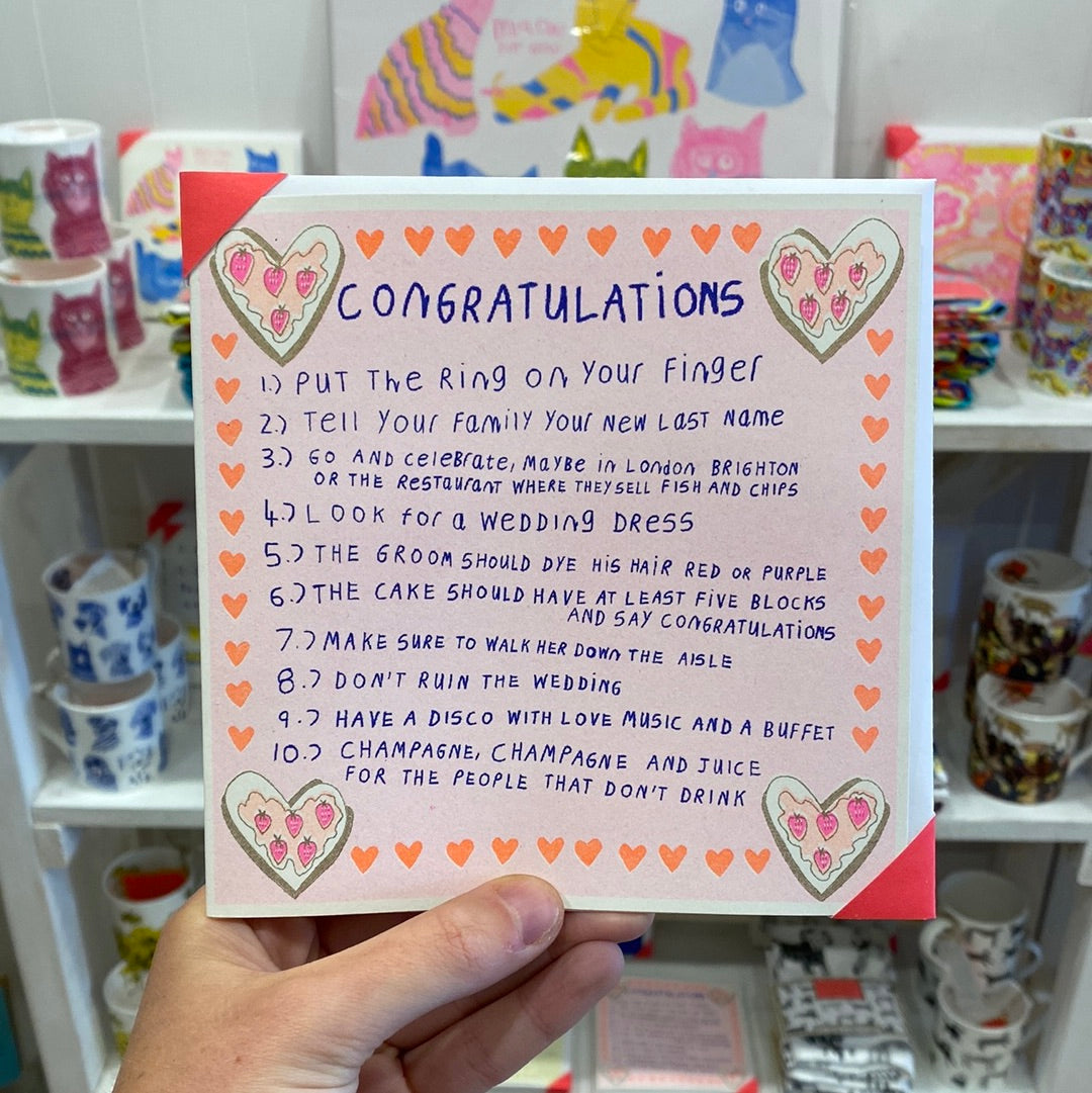 Arthouse Congratulations Engagement Card