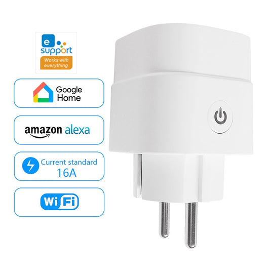 GIRIER Outdoor Smart WiFi Plug with 2 Outlets 16A Wireless Remote Control  Sockets by Smart Life App Works with Alexa Google Home