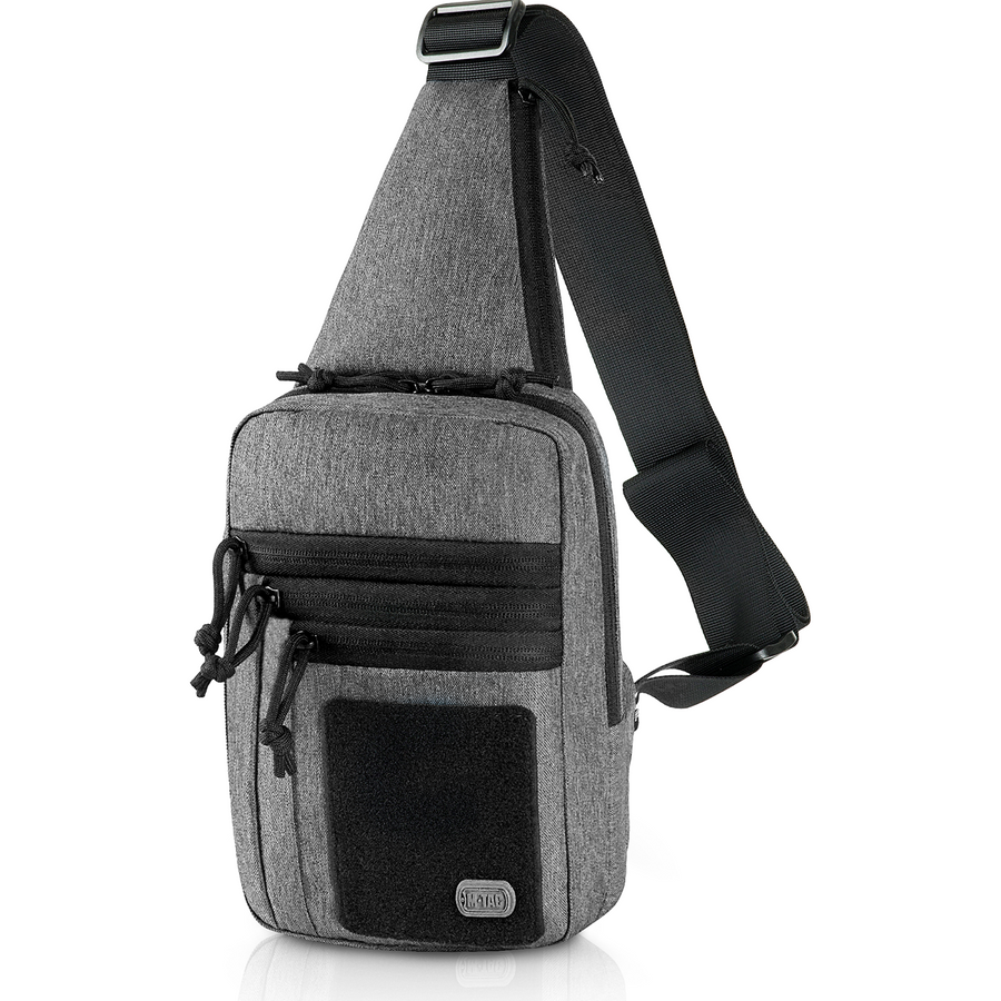 H4X CYBER ATHLETICS BLACK REFLECTIVE SLING BAG