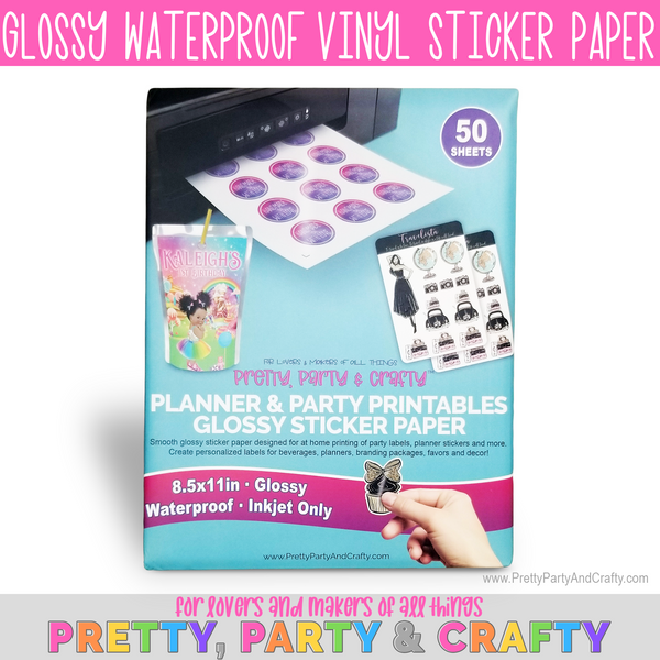 Party Printables Glossy Inkjet Paper Discover the Beauty of Printable