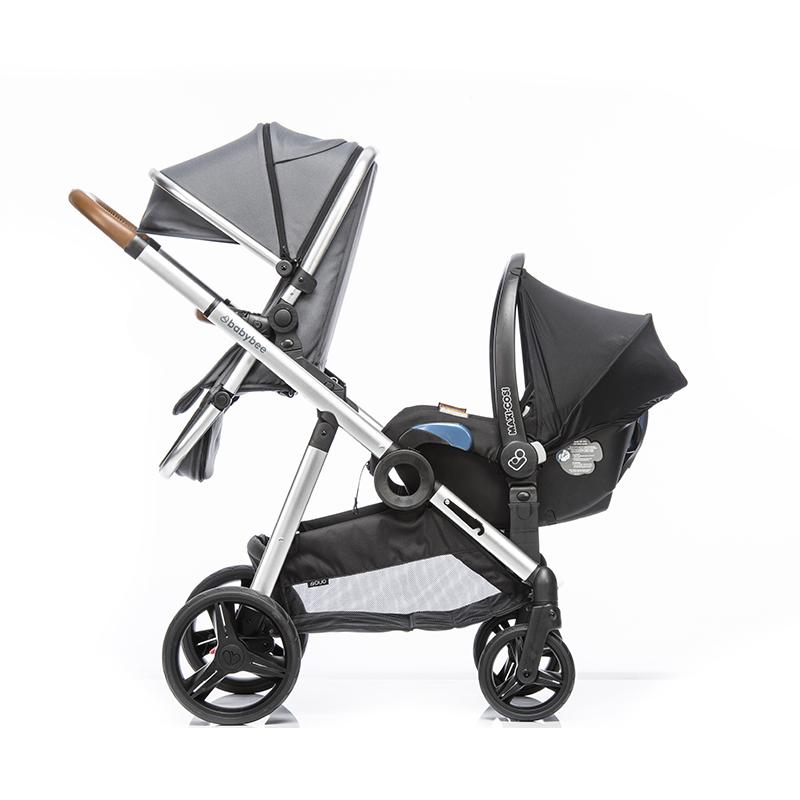 babybee double pram