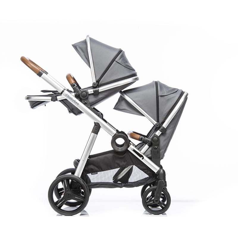 babybee double pram