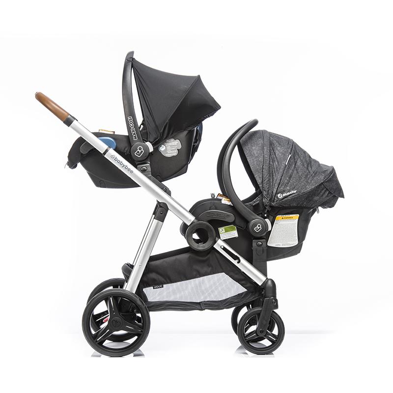 babybee double pram