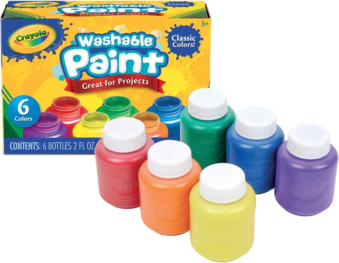 Crayola Washable Kids Paints 6 Pack