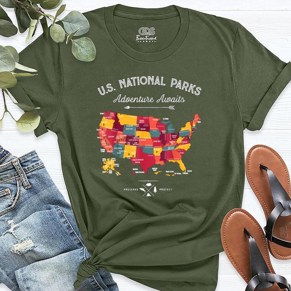 national parks t shirt check off