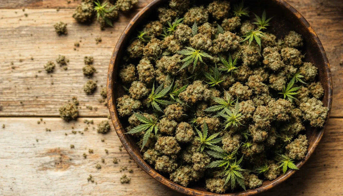 Tray of gourmet cannabis-infused edibles for bridal party