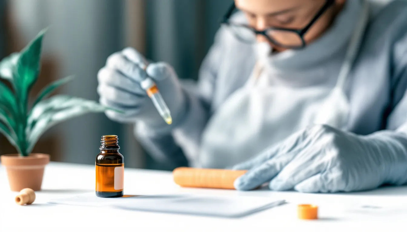 Cancer patient using cannabis tincture for symptom relief