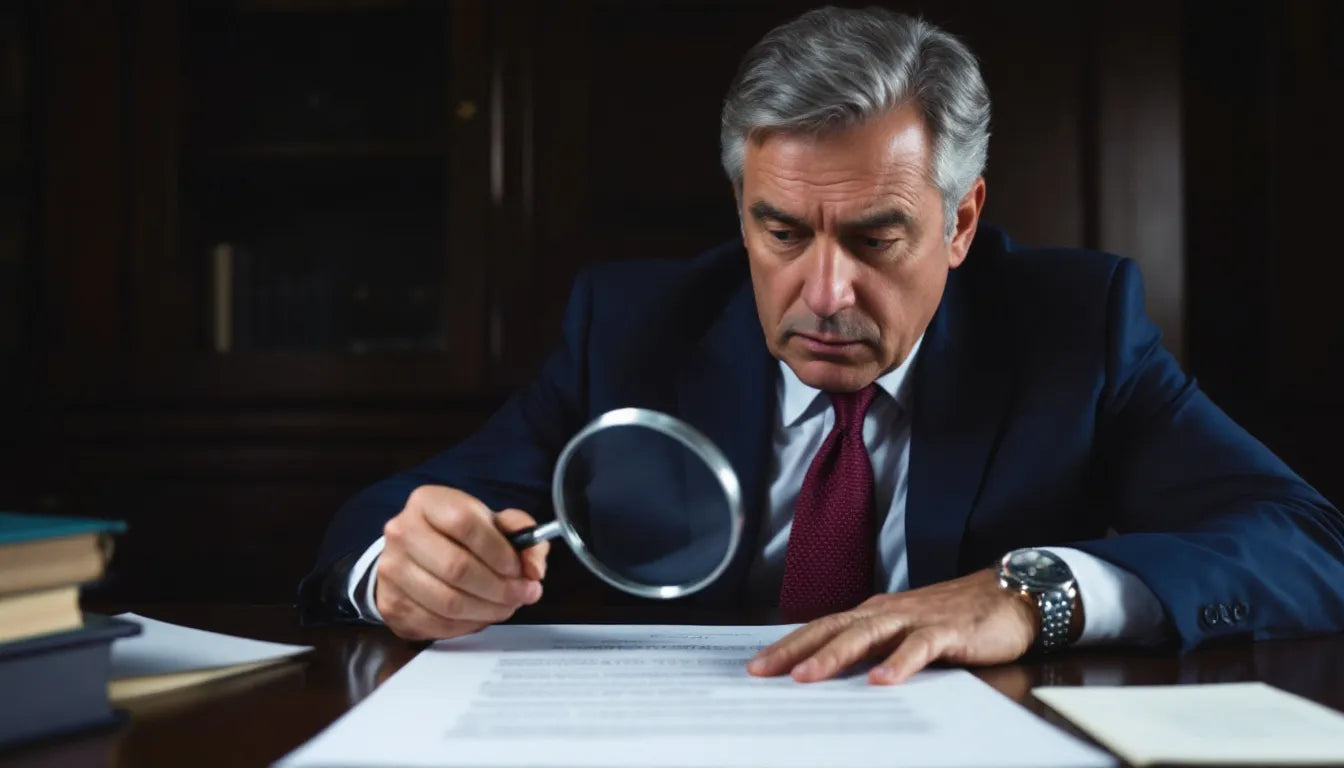 Legal expert reviewing cannabis employment documents