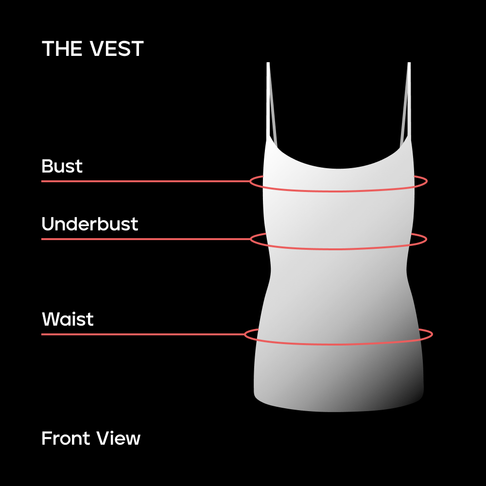 vest size guide visual