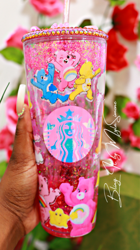 Hello Kitty - Snow Globe Glitter Flow Cup – The Blushing Boston