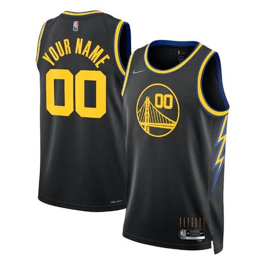 CUSTOM GOLDEN STATE WARRIORS CITY EDITION JERSEY - Prime Reps