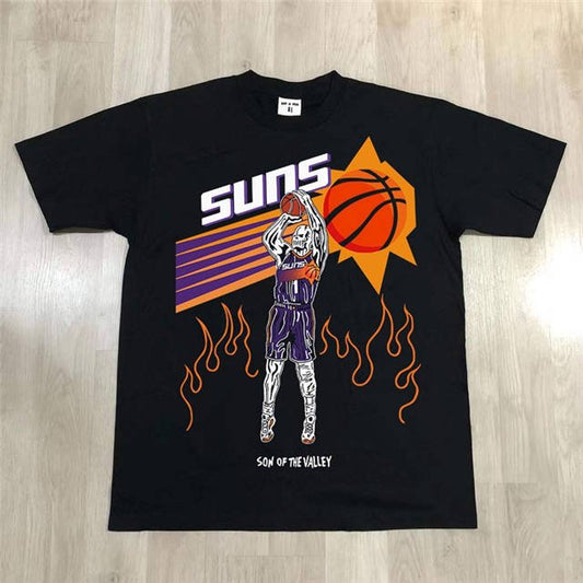 Fire Phoenix Suns The Final Shot Devin Unisex T-shirt S-3XL