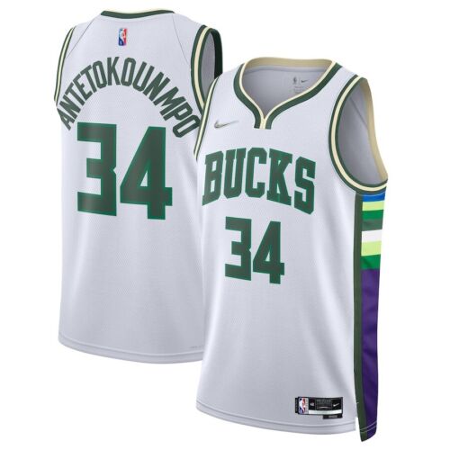 GIANNIS ANTETOKOUNMPO MILWAUKEE BUCKS 2022-23 CITY EDITION JERSEY - Prime  Reps