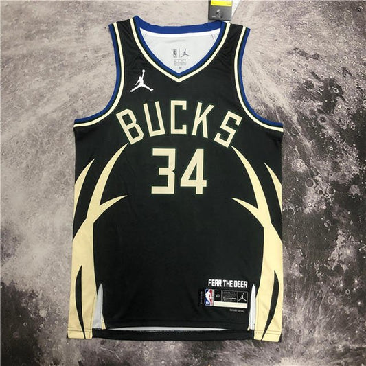 GIANNIS ANTETOKOUNMPO MILWAUKEE BUCKS 2022-23 CITY EDITION JERSEY